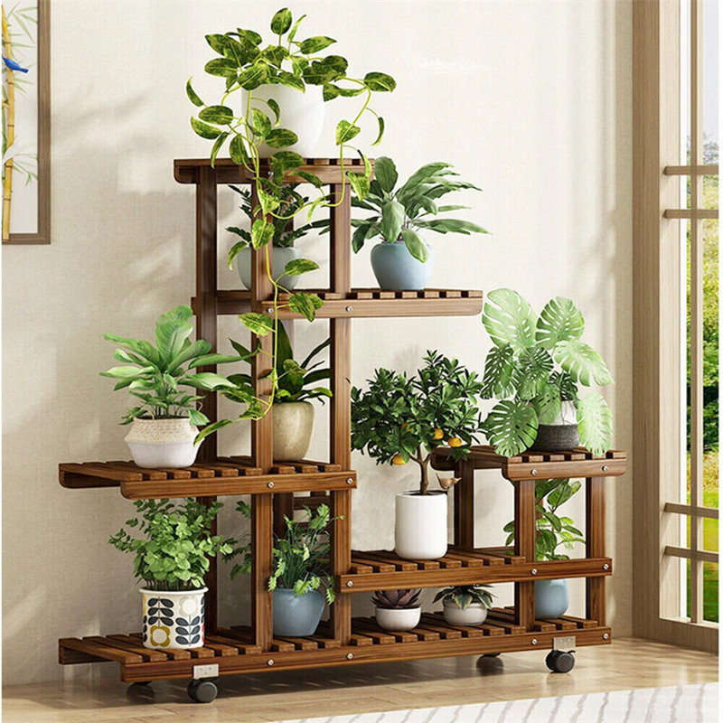Millwood Pines Munos Free Form Multi-Tiered Plant Stand & Reviews